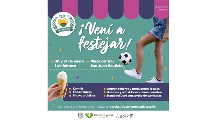Actividades por el 129 Aniversario de F. Varela